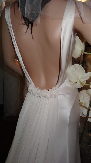 IBI'S Dressmaking and Alterations Pic 5 - Pure Silk Wedding Dress