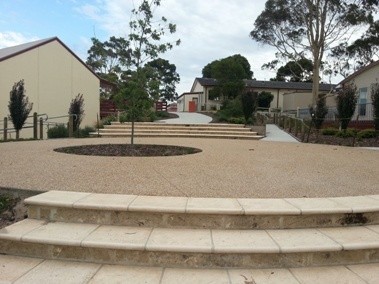 A.J. Guest Concreting Pty Ltd Pic 1 - Common area at Flinders College Carrum Downs Campus