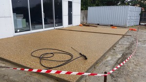 A.J. Guest Concreting Pty Ltd Pic 4 - Exposed Aggregate patio