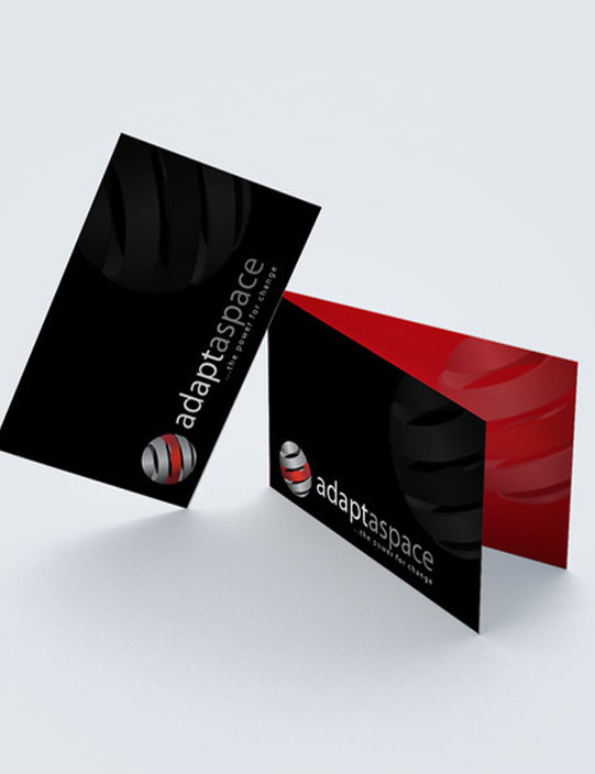 The Print House & Hub Pic 1 - Folded Business Cards