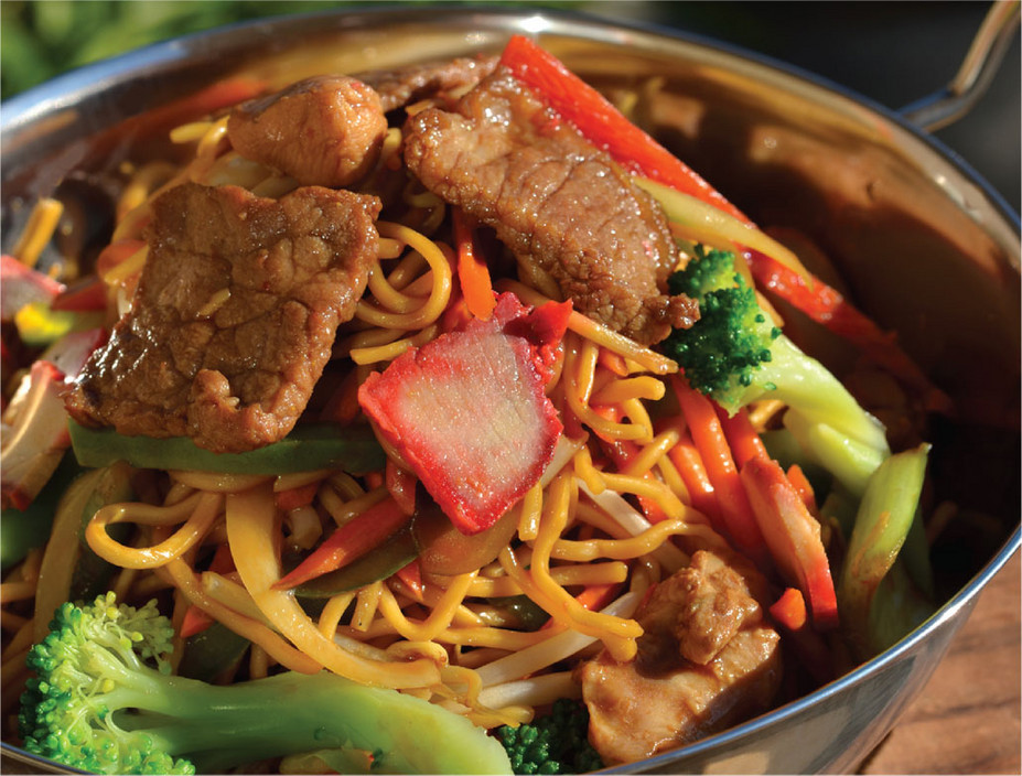 Stirfry'd Noodles Pic 1 - Stir Fried Noodles Beef Chicken Freshly Made While You Wait