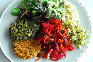 Raw on Rye Tea House Pic 3 - Lots of fresh salads