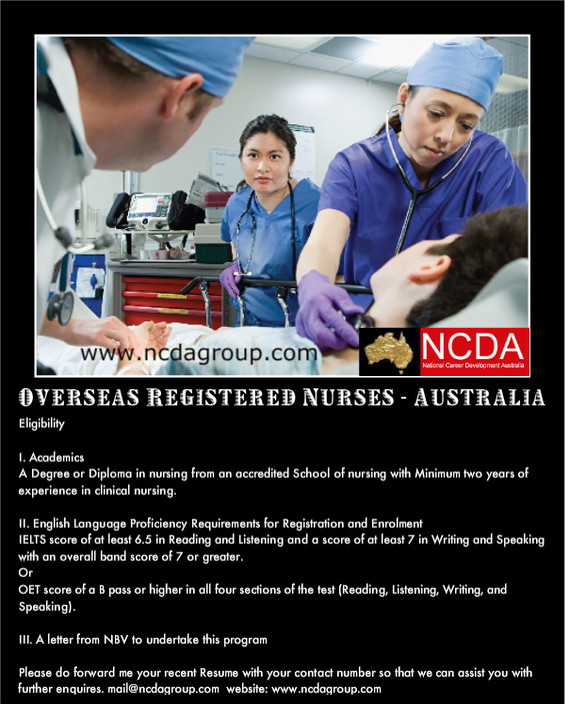 Nursing Career Development Australia Pic 1 - international nurses