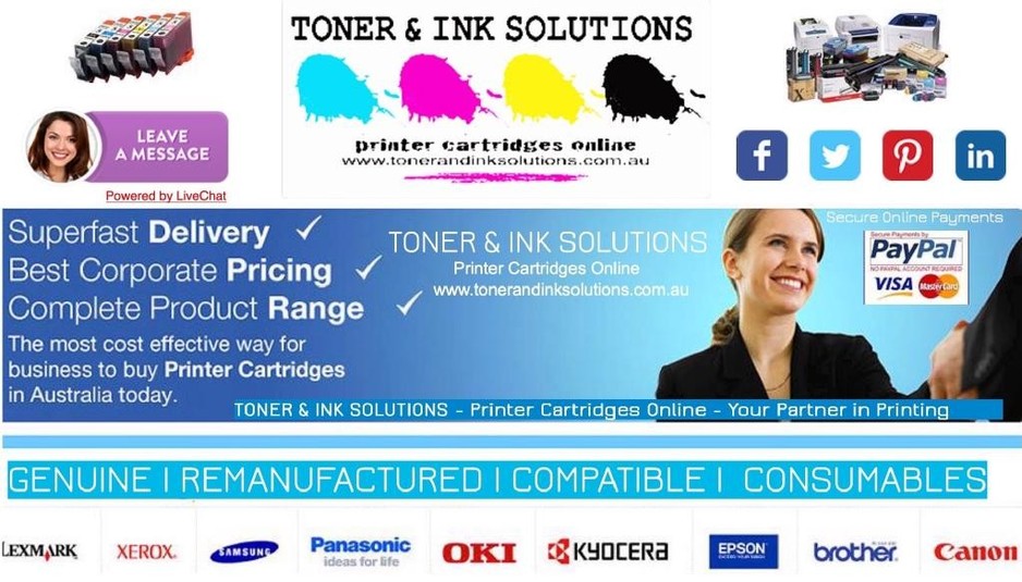 TONER & INK SOLUTIONS Pic 1 - TONER INK SOLUTIONS wwwtonerandinksolutionscomau