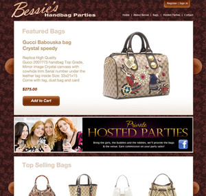 Slick-Sites.com Pic 4 - bessies hand bag parties website design for small to medium business Melbourne VIC Australia