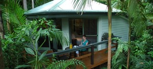 Lovestone Cottages Pic 3 - Fern Cottage tucked in the treetops