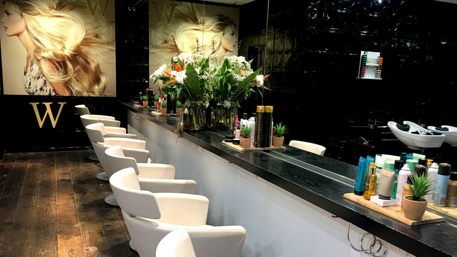 W Hair Bar Pic 1 - Relax in our beautiful Hair Salon