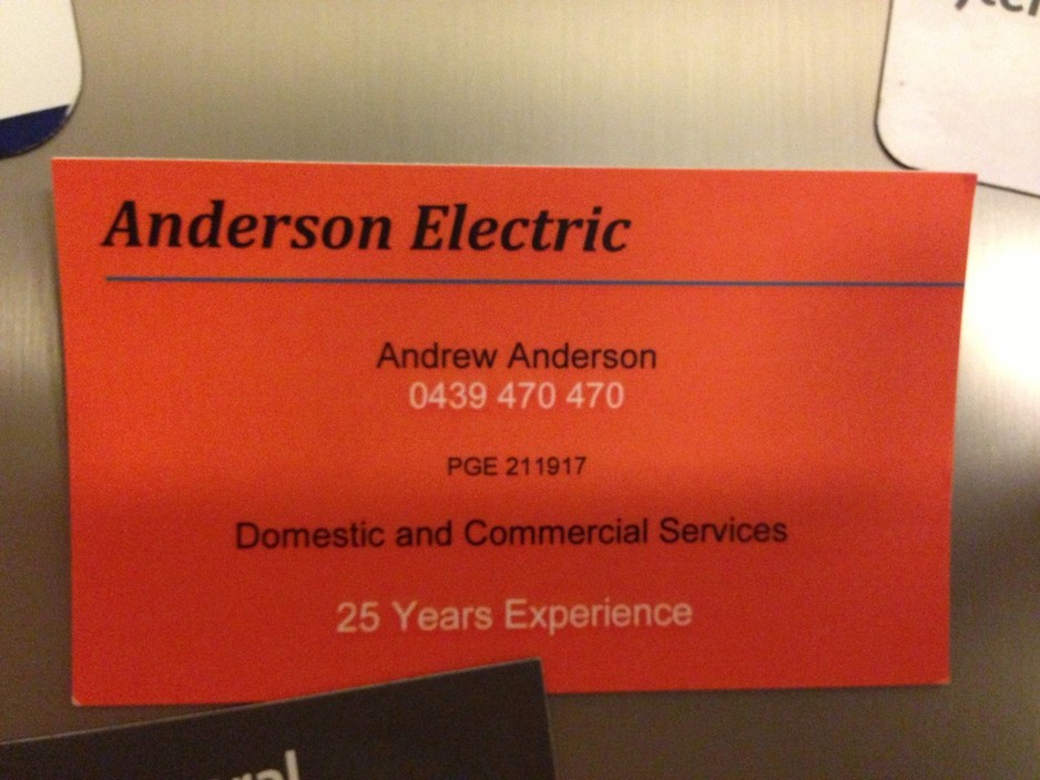 Anderson Electric Pic 1