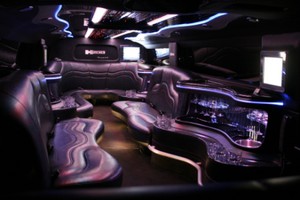 Impact Limousines Pic 3 - Black Hummer Limo Interior