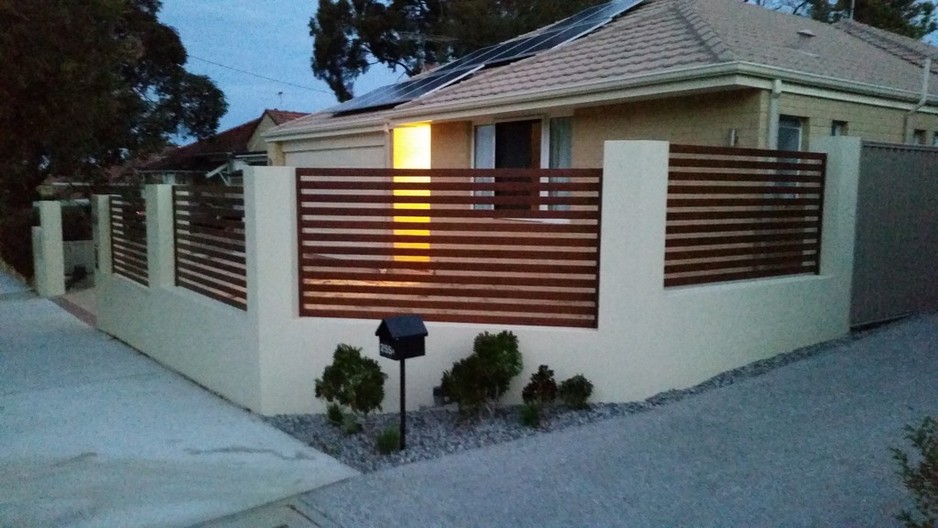 WA Pro Fencing & Gates Pty Ltd Pic 1 - Ali Timber infills between pillars