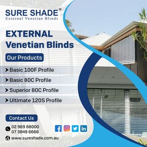 External Venetian Blinds: Sure Shade Pic 3 - Upgrade your homes comfort and style with our premium external Venetian blinds Perfect for controlling light privacy and temperature Order now for big savings