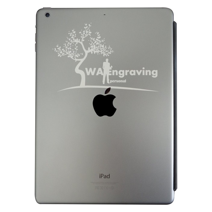 WA Engraving Pic 1 - engraving on an iPad