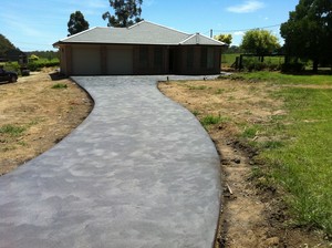 B.g. Concrete Contractors Pic 4 - Colour Charcole