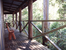 Carawirry Cabins Pic 2 - cabin one veranda