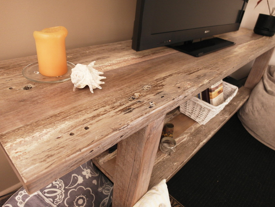 Enriched Interior & Furniture Designs Pic 1 - 100 recycled timber tv unit