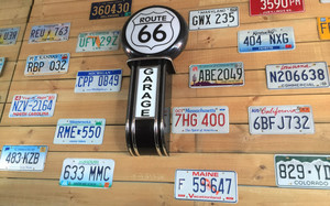 Smokey's All American BBQ Pic 3 - Wall of number plates