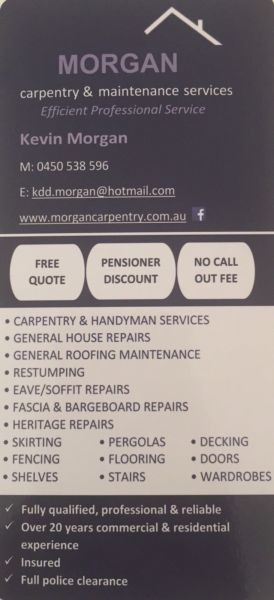 Morgan Carpentry & Maintenance Services Pic 2