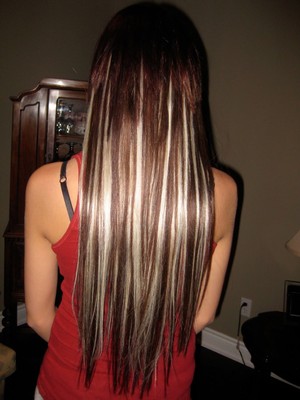 Mandi-Lea Hair & Beauty Service Pic 4 - Two tone Hair Extensions