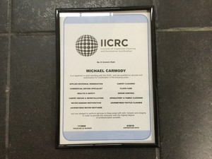 Budget Total Cleaning and Restoration Pic 3 - Technician Michael Carmody IICRC Certifications