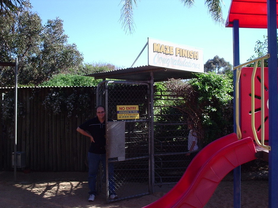 Woodsies Gem Shop Pic 1 - There actually is a real life fullsize maze out the back of here