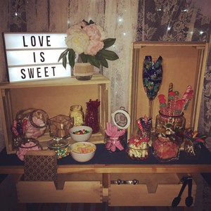 TJS Events Pic 3 - Just an example of a small lolly buffet to fit into any space at any party or make it even bigger if you love your lollies