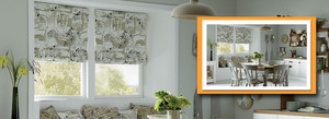 RNS Blinds Pic 3 - Roman Blinds