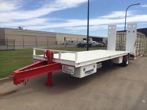 Intercontinental Spares Pty Ltd Pic 4 - New single axle machinery trailer built By Intercontinental Spares