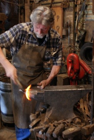 River Lane Blacksmith Pic 3 - Anvil work