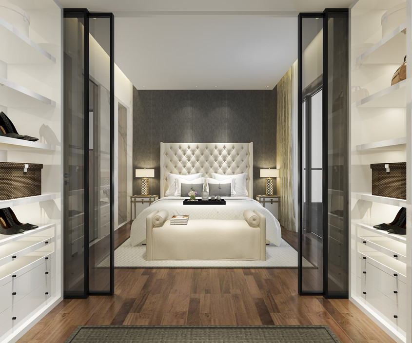 Plush Design Interiors Pic 1 - Creatively add a beautiful walkin dressing room with seamless design