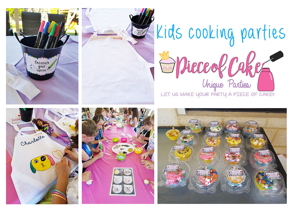 Piece of Cake Unique Parties Pic 1 - Kids cooking parties