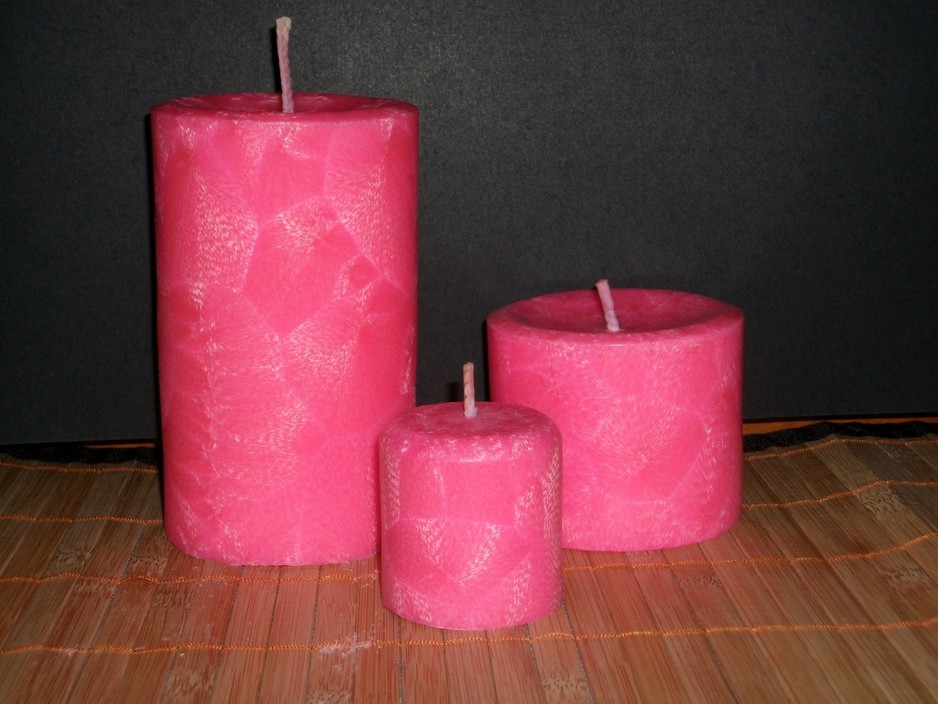 Candle Treats and Lotions Pic 1 - Delicious palm wax pillar candles