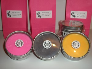 Candle Treats and Lotions Pic 2 - Delicious soy candles in jars or tins