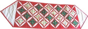 Queens of Quilting Pic 5 - Christmas Table Runner Quilt Queens of Quilting Somerville Vic