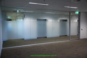 Tint Now Pic 3 - Office Window Frosting Brisbane