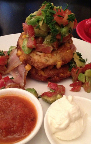 Mr Percival Pic 3 - Corn ricotta fritters