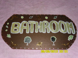 Unique Wooden Crafts Pic 3 - Name Or Room Sign on an Oval Cut Out can be done on this cut out or the Rectangle or Sunrise Cut outs