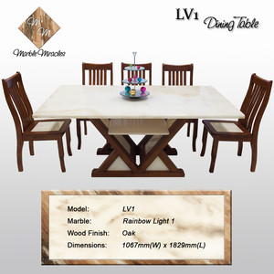 Marble Miracles Pty. Ltd. Pic 3 - 8 Seater Marble Dining Table