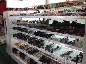 Puzzling Pic 4 - More shelves of Schleich