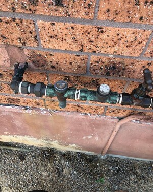 Anu Plumbing Pic 4 - Before Water Pipe Repair