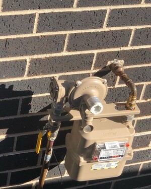 Anu Plumbing Pic 2 - Before Gas Meter Upgrade