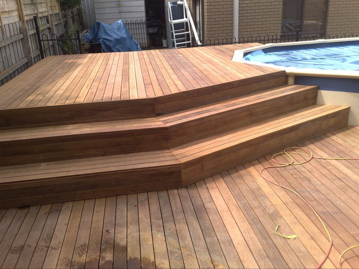 ROHANZ CARPENTRY Pic 1 - split level pool decking