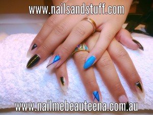 Nail Me Beauteena Pic 4 - Stiletto shape