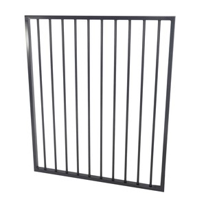 Gold Coast Pool & Spa Safety Certification Pic 2 - Satin Black Aluminium Pool Gate