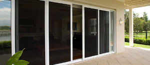 Sun City Glass and Screens Pic 2 - Quality security screen doors and windows InvisiGard 316 marine grade stainless steel screens with Lockwood locks Diamond Grille security barrier screens