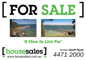 House Sales Batemans Bay Pic 2 - For Sale sign Photo board