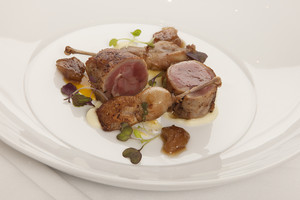 Il Lago Pic 5 - Confit quail mustard chestnut chestnut puree