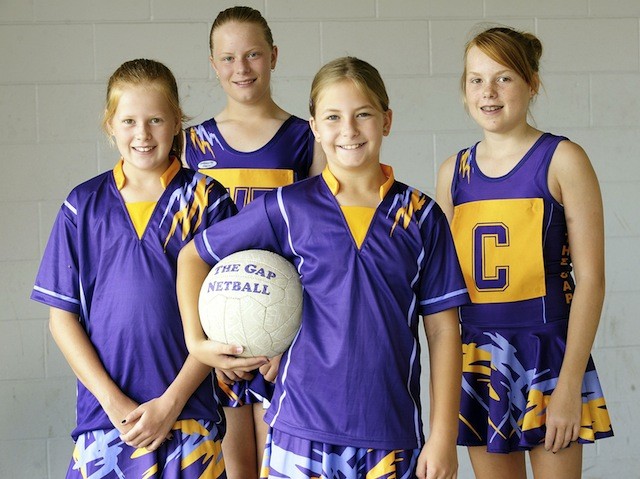 The Gap Netball Club Pic 1 - TGNC girls in uniform