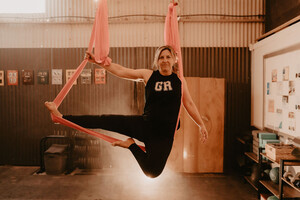 Goldfields Revitalise Pic 4 - Aerial yoga the perfect combination of stretch and strength with classes for everyone