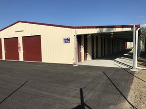 Johnson Road Self Storage Gracemere Pic 2 - New Shed G with undercover awning for the Personal Storage units 15m x 3m