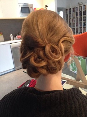 Hair By Tiffany - Mobile Hair Stylist Pic 5 - Vintage Inspired Up do